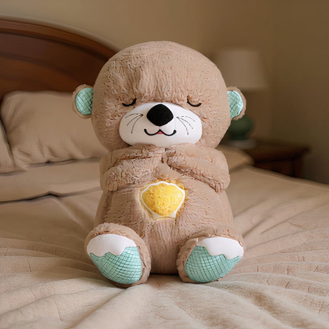 🦦 Peluche Loutre Qui Respire – Anti-Stress & Anti-Anxiété